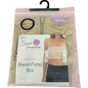 CT2183 Secret Treasures NWT Beige Breast Pump Bra XL